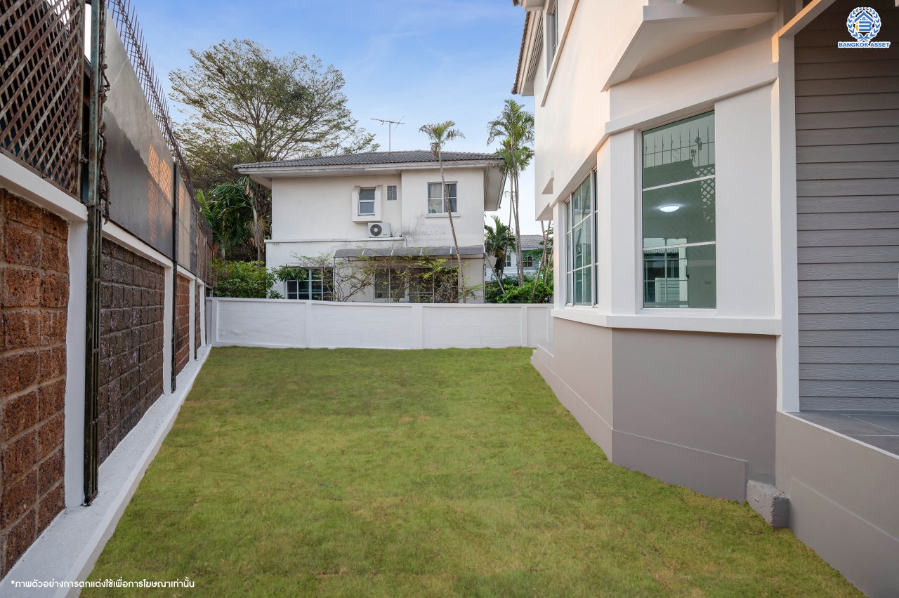 บ้านมือสองตกแต่งใหม่ โครงการ ชัยพฤกษ์ ติวานนท์-ราชพฤกษ์1 หลังมุม เนื้อที่ 68.4 ตร.ว. ฟังก์ชัน 3 ห้องนอน 2 ห้องน้ำ จอดรถได้ 2 คัน สภาพแวดล้อมดี บนทำเลศักยภาพ หน้าโครงการติดถนนใหญ่ เชื่อมต่อถนนราชพฤกษ์ ใกล้จุดขึ้นทางด่วน "ศรีสมาน" ใกล้ห้าง "เซ็นทรัล เวสต์เกต" และ "โรบินสัน ไลฟ์สไตล์ ศรีสมาน"...